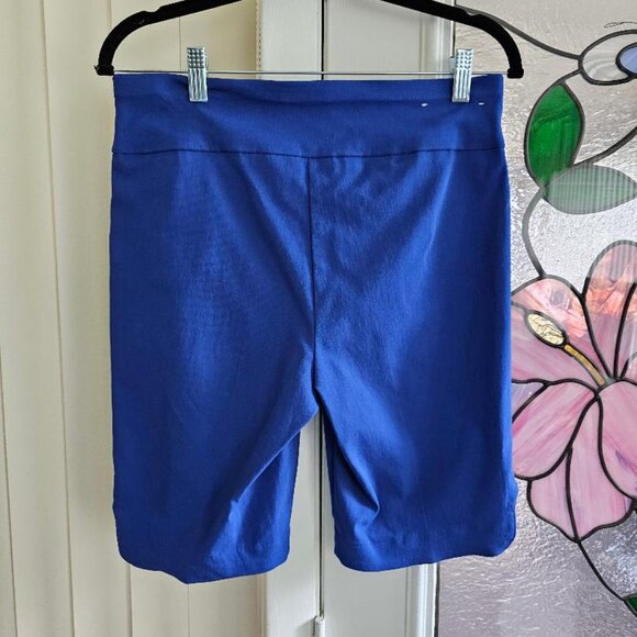 Lulu-B Black Pull On Bermuda Shorts and Coral Bay Blue shorts both sz 8 - Picture 4 of 10